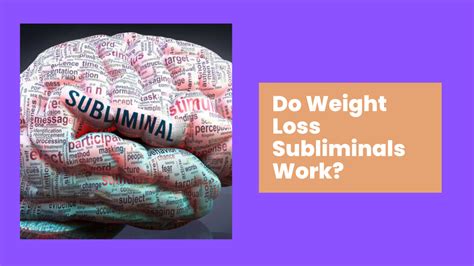 what are weight loss subliminals|Subliminal Messages Weight Loss: Definition, Method And Benefits.